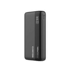 Canyon PB-240 powerpank, 25000mAh, zaslon, temno siv (CNS-CPB240)