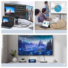 VYZIO® USB-C na HDMI kabel 4K 60Hz, 2m, Ultra HD video prenos za prenosnik, telefon in TV, plug & play | USBCX