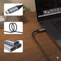 VYZIO® USB-C na HDMI kabel 4K 60Hz, 2m, Ultra HD video prenos za prenosnik, telefon in TV, plug & play | USBCX