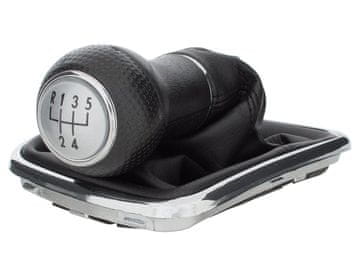 MODECAR VW Golf IV 98-05 srebrna ročica prestavne ročice + manšeta s kromiranim okvirjem, luknja 12 MM