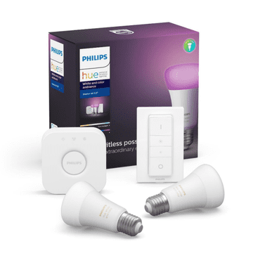 Philips Hue White Starter Kit (2x E27 + Bridge + Stikalo)