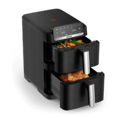 Tefal EY7528E0 Easy Fry Crispy Stack cvrtnik na vroči zrak, 4+6 L, 2700 W