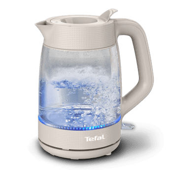 Tefal KO2G0BE0 Morning Glass električni grelnik vode, 1,7 L, bel