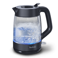 Tefal KO2G08E0 Morning Glass električni grelnik vode, 1,7 L, črn