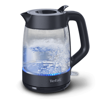 Tefal KO2G08E0 Morning Glass električni grelnik vode, 1,7 L, črn