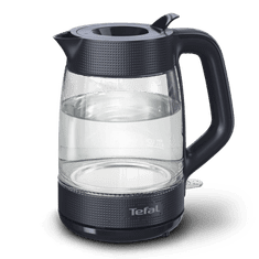 Tefal KO2G08E0 Morning Glass električni grelnik vode, 1,7 L, črn