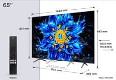 TCL 65P8L 4K UHD televizor, QD Mini LED, Google TV