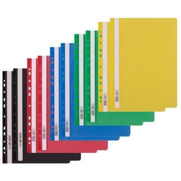Leviatan Mapa pvc s sponko levia mix barve s perforacijo 1/10 110901