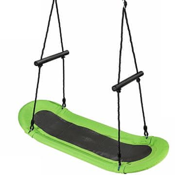 Northix Nest swing gugalnica 123x45cm kovinski okvir 150kg nastavljiva vrv