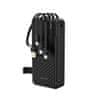 DUDAO K11 Pro Power Bank 20000mAh + kabel USB / USB-C / Lightning / Micro USB 10W, črna