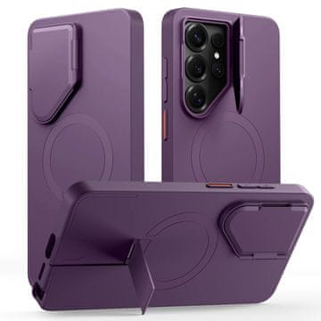 Tech-protect Kevlar Aura MagSafe ovitek za Samsung Galaxy S26 Ultra, vijoličen
