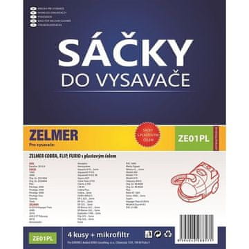 KOMA Vrečke za sesalnik ZE01PL, 5 pcs.