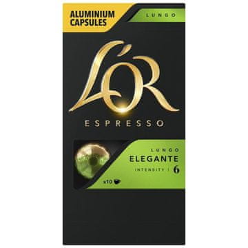 L'OR Kavne kapsule LUNGO ELEGANTE KAPSULE 10 kom