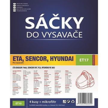 KOMA Vrečke za sesalnik ET17S - ETA Baggin 7468, 5ks