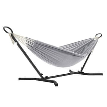 Autronic Viseča mreža 300x90x95cm, blago, siva, AZL-E1201 SIVA