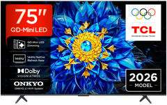 TCL 75P8L 4K UHD televizor, QD Mini LED, Google TV