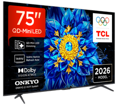 TCL 75P8L 4K UHD televizor, QD Mini LED, Google TV
