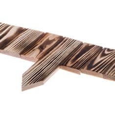 KADAX Lesena vrtna palisada za trato, rjava, 10x114 cm