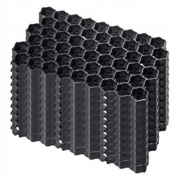 KADAX Geogrid parkirna travna mreža 60 x 40 x 4 cm, 10 kosov, obremenitev do 590 ton/m²
