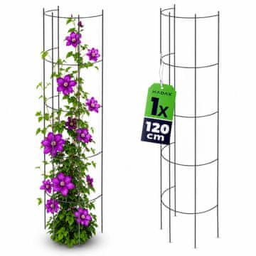 KADAX Vrtna pergola za cvetlice, kovinska opora 120 cm