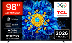 TCL 98P8L 4K UHD televizor, QD Mini LED, Google TV
