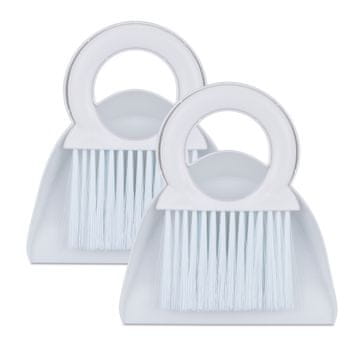 Northix Set za pometanje mize 2 dela, ergonomski ročaj, trpežna plastika