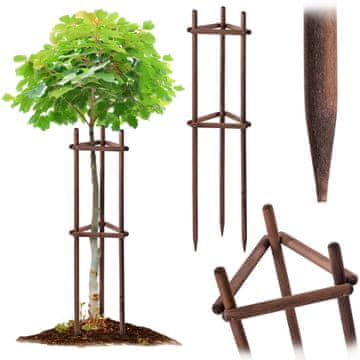 KADAX Trikotna opora za rastline 130 cm, impregnirana iz bukovega lesa