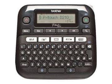 Brother P-TOUCH PT-D210 (PTD210YJ1), s tipkovnico, tiskalnik nalepk