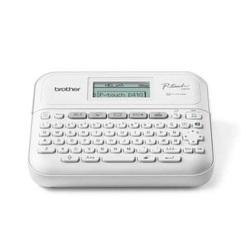 Brother P-TOUCH PT-D410 LCD s tipkovnico, tisklanik nalepk