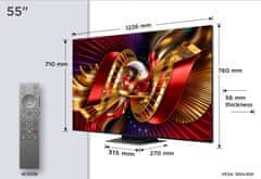TCL 55C8L 4K UHD televizor, SQD-Mini LED, GoogleTV