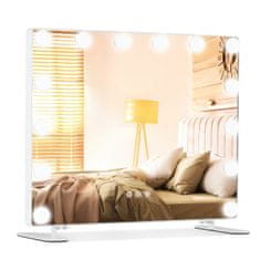 Northix Hollywood ogledalo za ličenje LED na dotik 50 x 40 cm