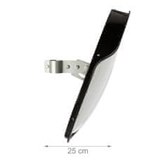 Northix Konveksno prometno ogledalo 60 cm črno za varnost