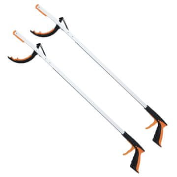 Northix Komplet orodij za prijemanje z dolgim dosegom 88 cm, aluminij, nedrseča krempelj