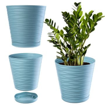 KADAX Cvetlični lonec s stojalom, plastični, premer 21 cm