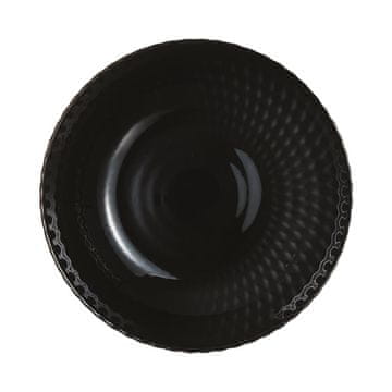 Luminarc PAMPILLE KROŽNIK GLOBOK ČRN 20cm, 1 KOS