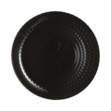 Luminarc PAMPILLE KROŽNIK PLITVI ČRN 25cm, 1 KOS