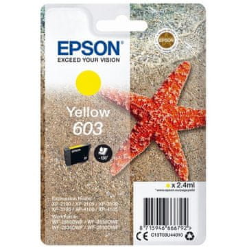 Epson 603 Y (C13T03U44010) rumena, originalna kartuša
