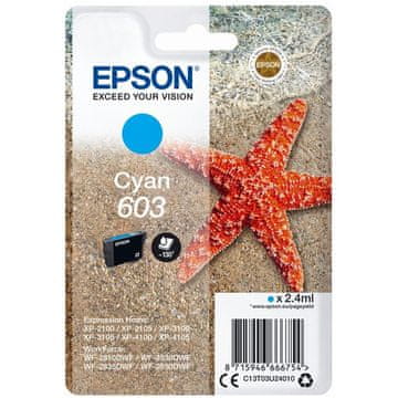 Epson 603 C (C13T03U24010) modra, originalna kartuša