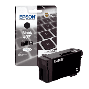 Epson 407 L BK (C13T07U140) črno, originalno črnilo
