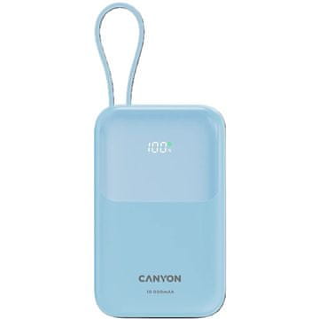 Canyon OnPower 101 prenosna baterija, 10000 mAh, modra (CNS-CPB101BL)