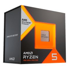 AMD CPU Desktop Ryzen 5 6C/12T 7500X3D (4.5GHz,102MB,65W,AM5) box, with Radeon Graphics