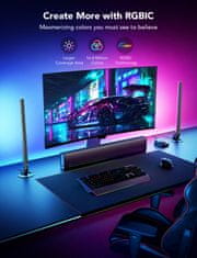 Govee Smart Gaming Light Bars pametni svetlobni letvi, RGBIC, črni