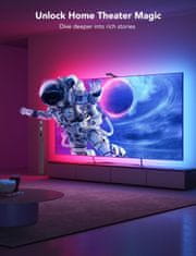 Govee Envisual TV Backlight T2 ambientna luč za TV, LED, 190.5cm - 215.9cm (75-85), črna