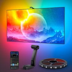 Govee Envisual TV Backlight T2 ambientna luč za TV, LED, 190.5cm - 215.9cm (75-85), črna