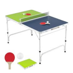 Northix Prenosna miza za namizni tenis 120 x 76 cm z nastavljivo višino