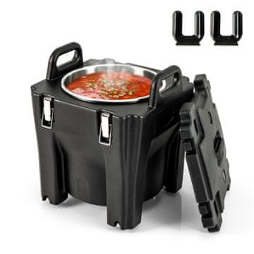 Northix 30L izolirana posoda za hrano s kolesi in inox notranjostjo