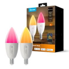 Govee RGBWW Smart LED Bulb E14 pametna LED žarnica, 450 lumnov, 2 kosa, 50 programov