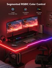 Govee RGBIC LED Neon Rope Desk luči za rob mize, 3m, RGBIC