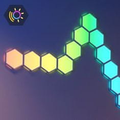Govee Glide Hexagon Expansion Pack razširitveni komplet z 2 ploščama, 6 barv, bele