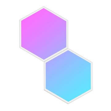 Govee Glide Hexagon Expansion Pack razširitveni komplet z 2 ploščama, 6 barv, bele